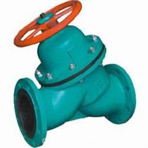 襯膠直流式隔膜閥